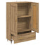 Highboard Artisan Egetræ 69,5 x 31 x 115 cm Konstrueret træ