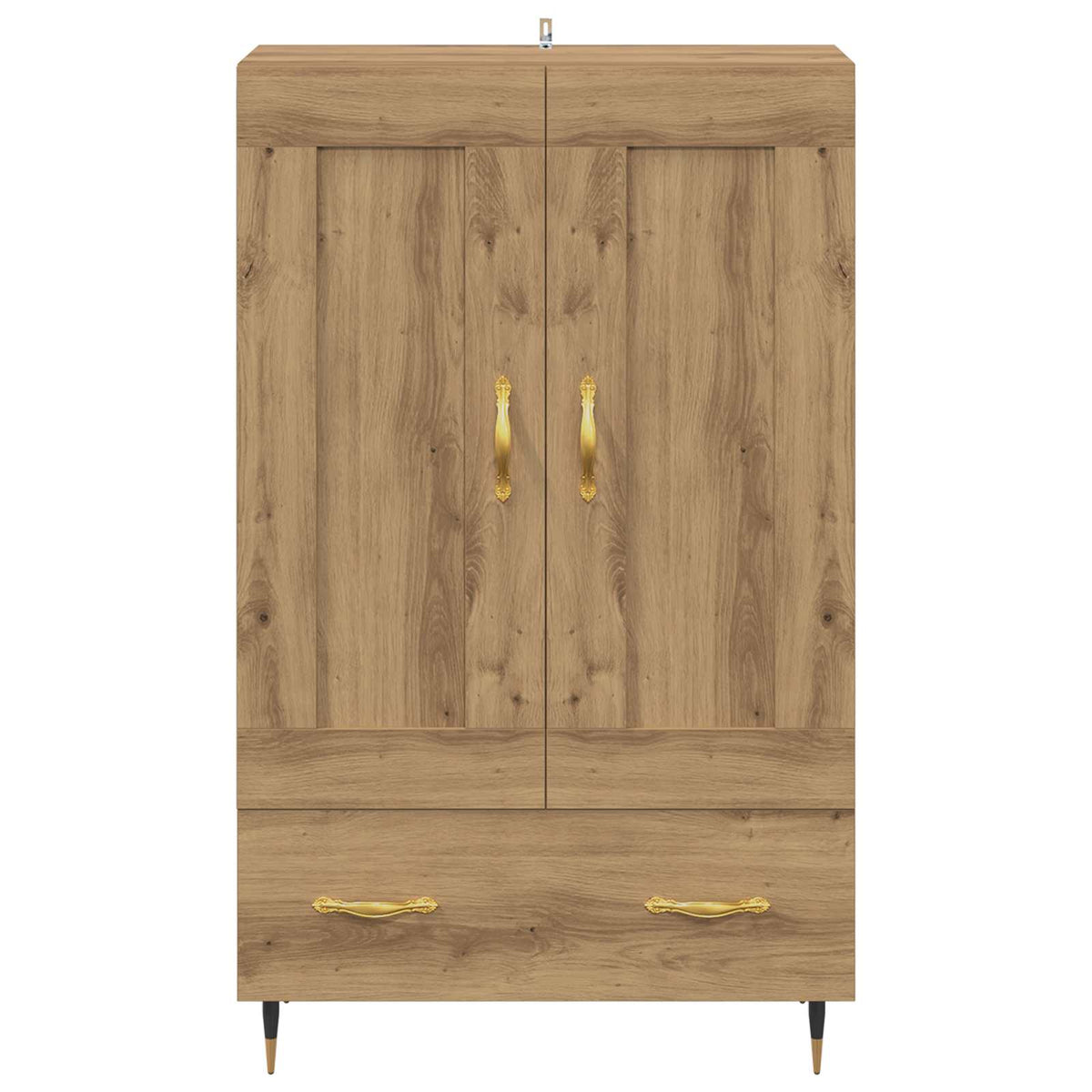 Highboard Artisan Egetræ 69,5 x 31 x 115 cm Konstrueret træ