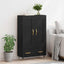 Highboard Sort eg 69,5 x 31 x 115 cm Konstrueret træ