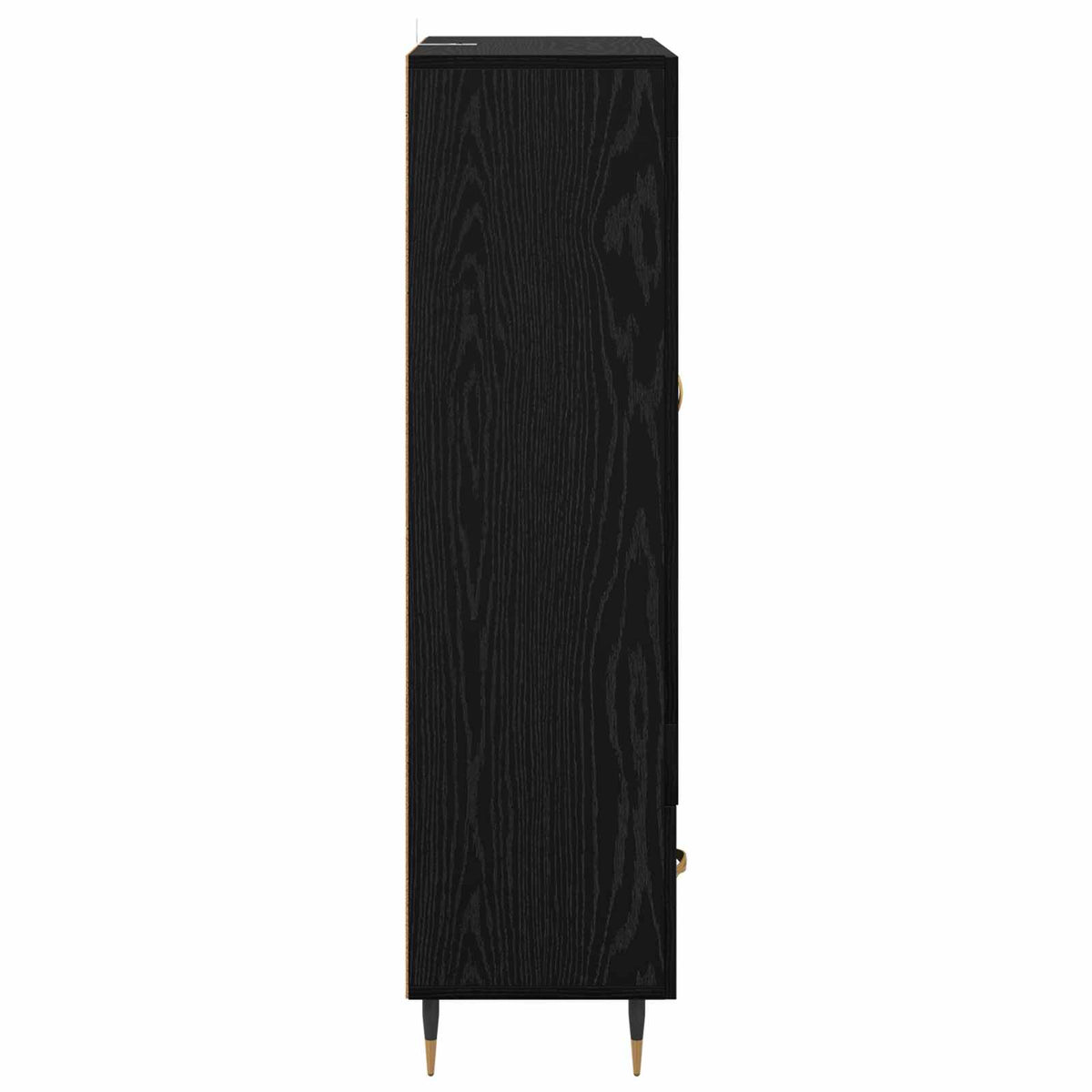 Highboard Sort eg 69,5 x 31 x 115 cm Konstrueret træ