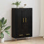 Highboard Sort eg 69,5 x 31 x 115 cm Konstrueret træ