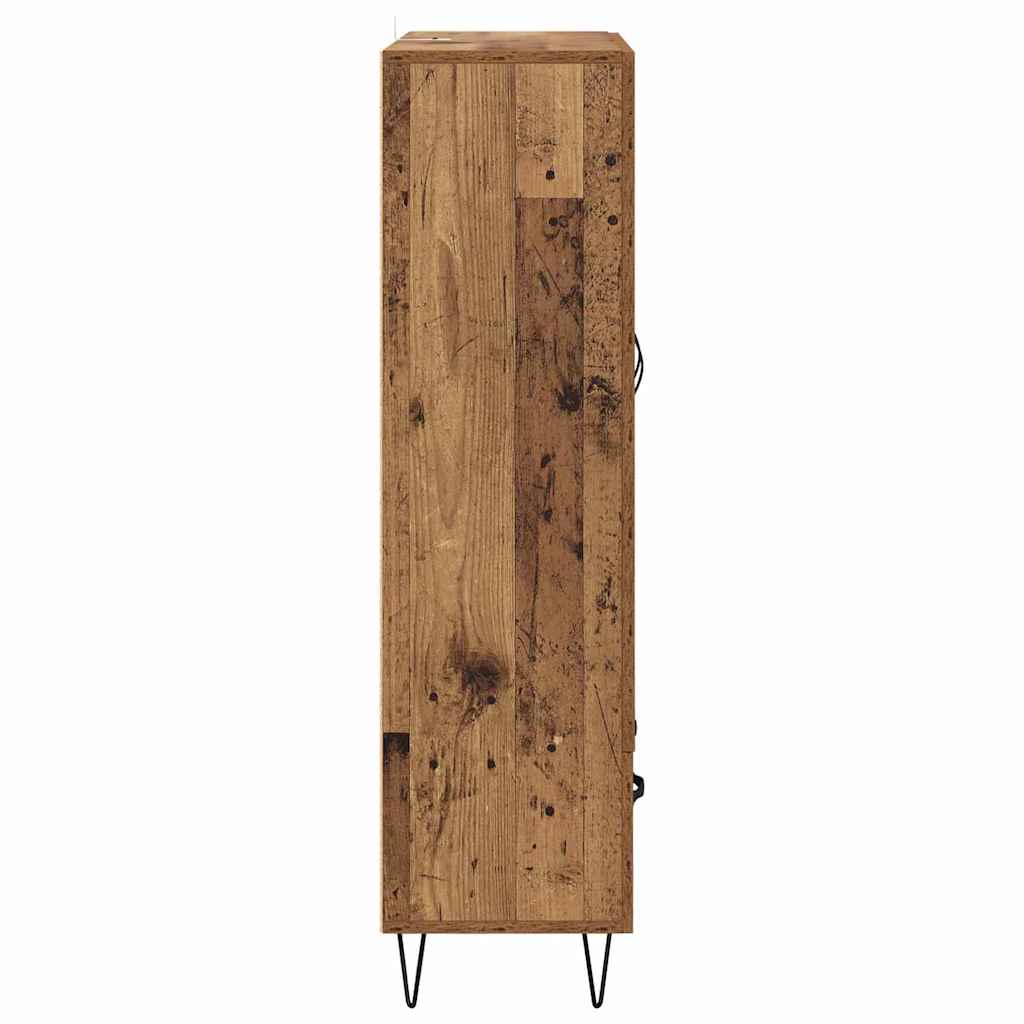 Highboard Gammelt træ 69,5 x 31 x 115 cm Konstrueret træ