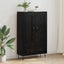 Highboard Sort eg 69,5 x 31 x 115 cm Konstrueret træ