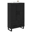 Highboard Sort eg 69,5 x 31 x 115 cm Konstrueret træ