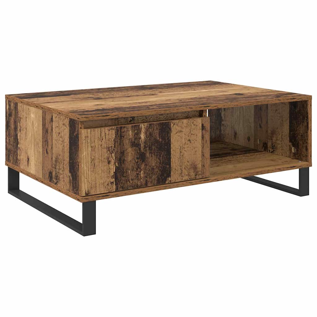Sofabord Gammelt træ 90 x 60 x 35 cm Konstrueret træ