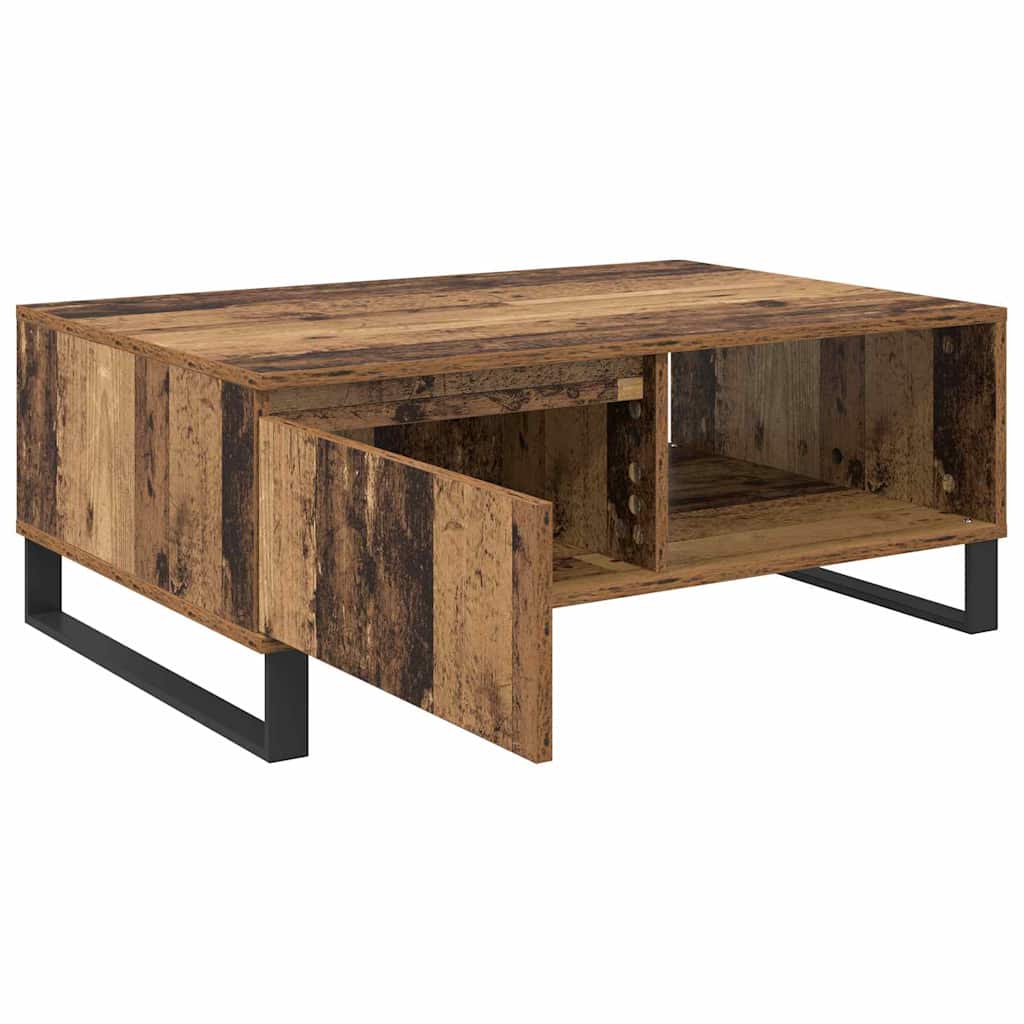 Sofabord Gammelt træ 90 x 60 x 35 cm Konstrueret træ