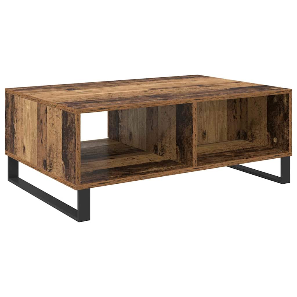 Sofabord Gammelt træ 90 x 60 x 35 cm Konstrueret træ