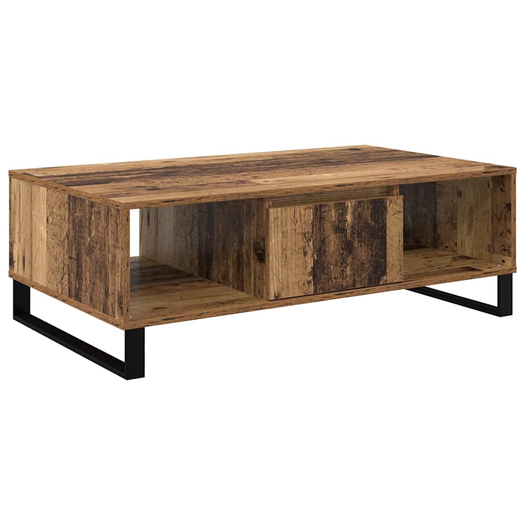 Sofabord Gammelt træ 104 x 60 x 35 cm Konstrueret træ