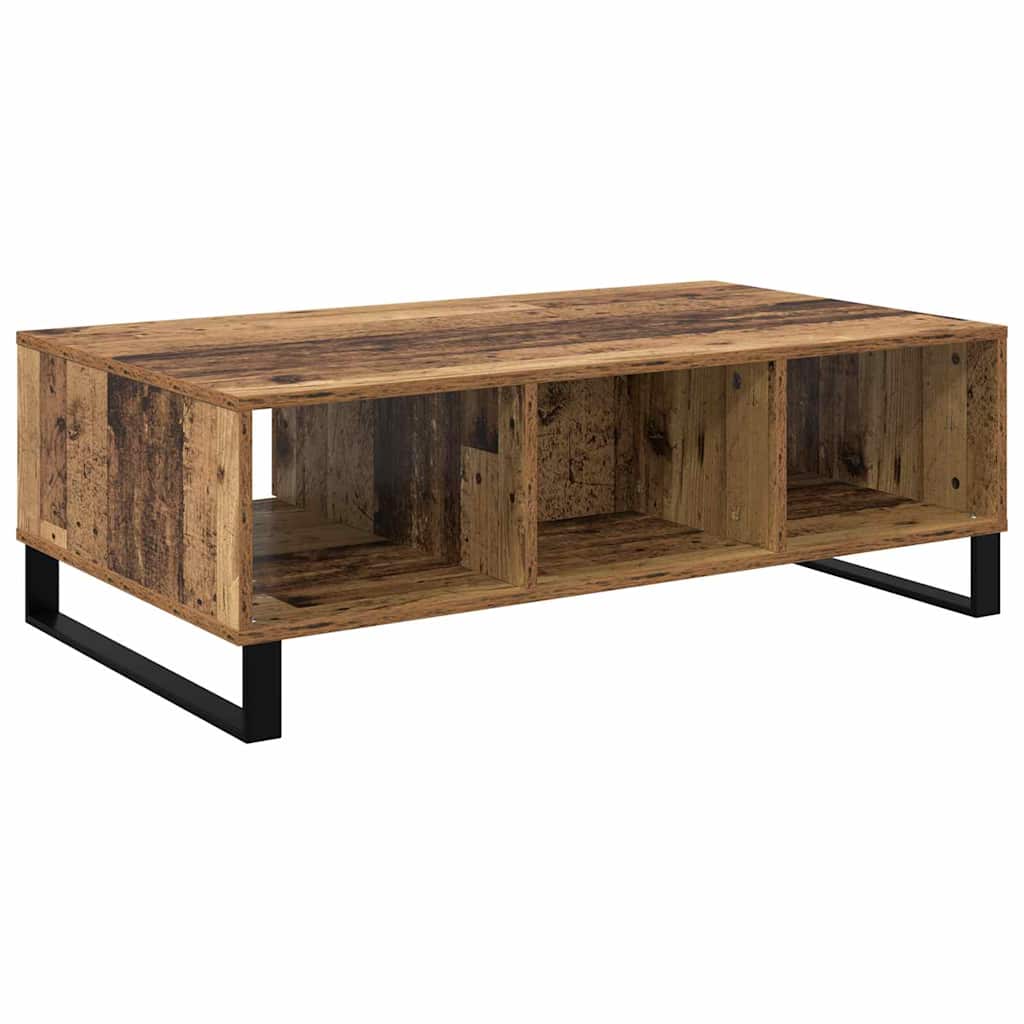 Sofabord Gammelt træ 104 x 60 x 35 cm Konstrueret træ