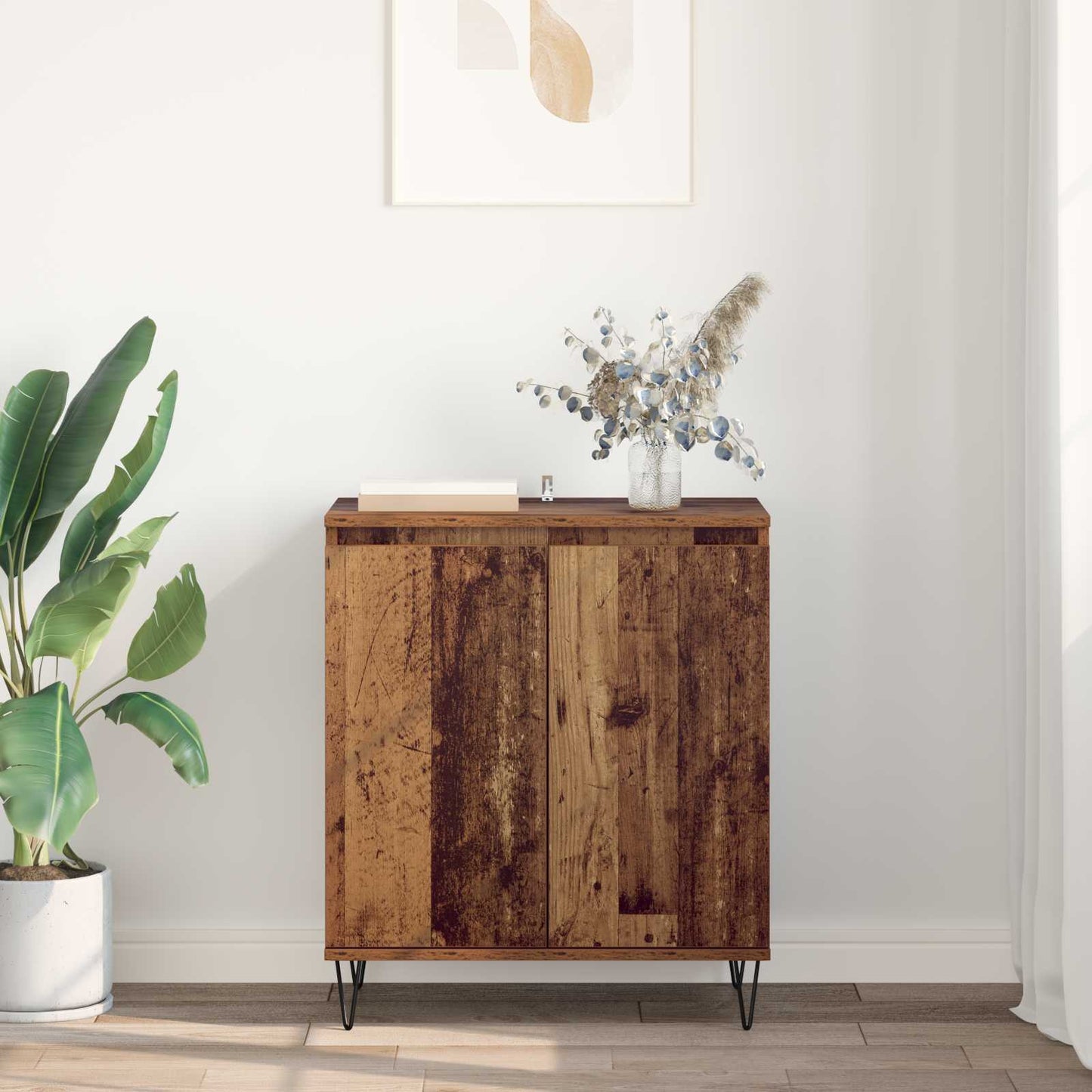 Sideboard Gammelt træ 60 x 35 x 70 cm Konstrueret træ