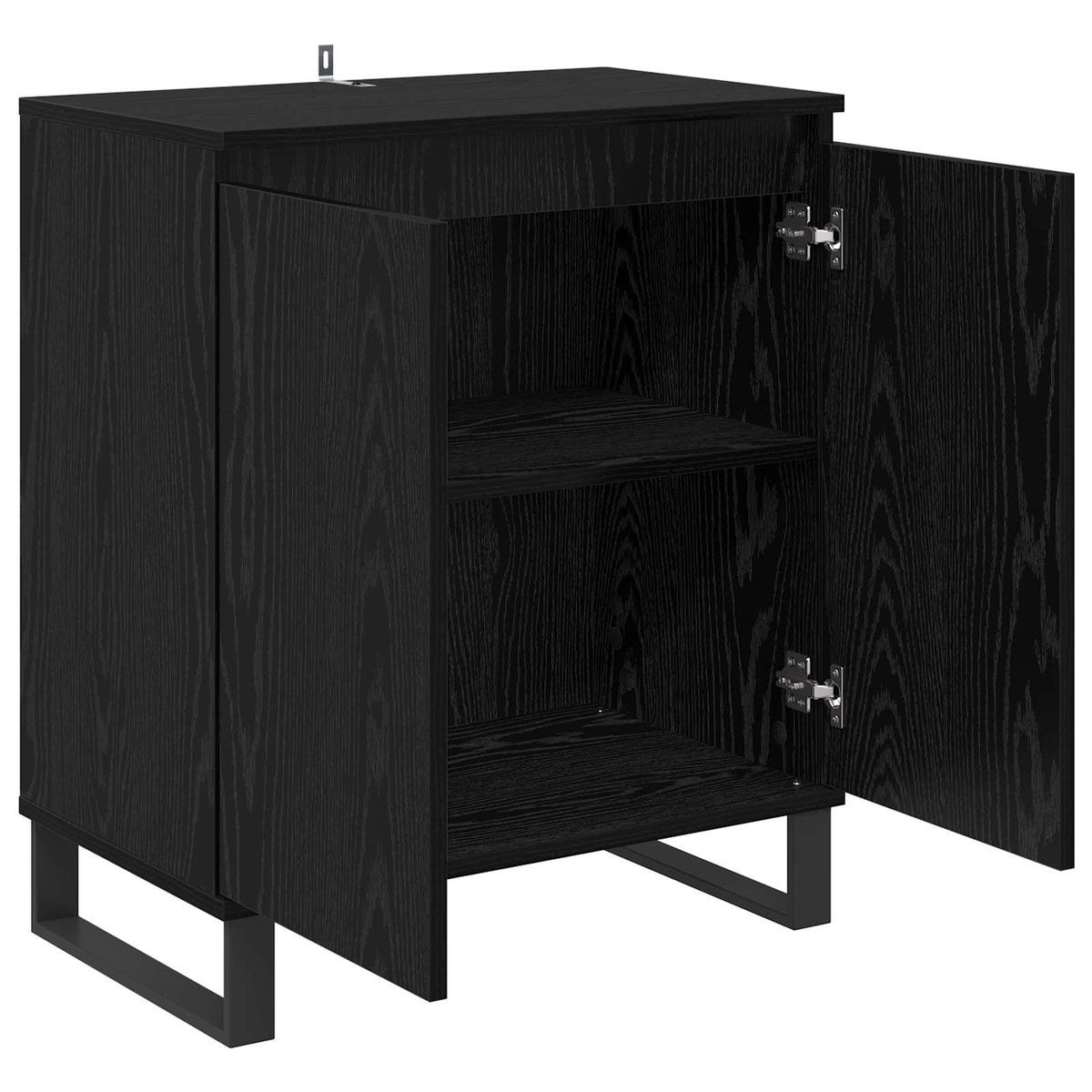 Sideboard Sort eg 60 x 35 x 70 cm Konstrueret træ
