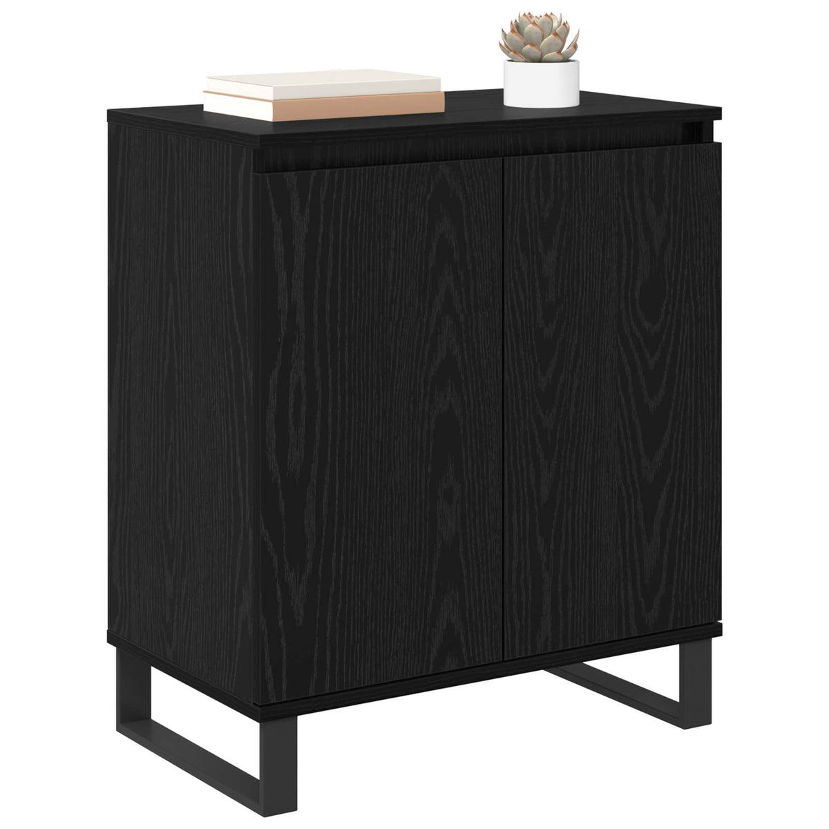 Sideboard Sort eg 60 x 35 x 70 cm Konstrueret træ
