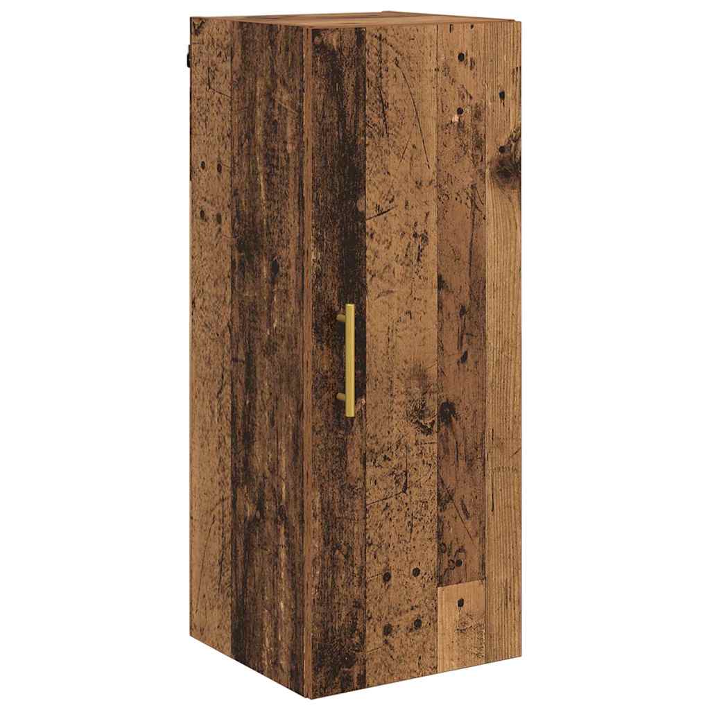 Vægskab Gammelt træ 34,5 x 34 x 90 cm Konstrueret træ