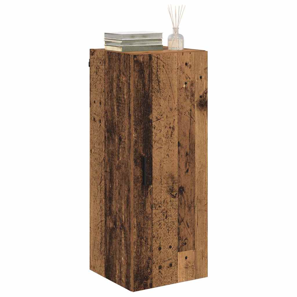 Vægskab Gammelt træ 34,5 x 34 x 90 cm Konstrueret træ