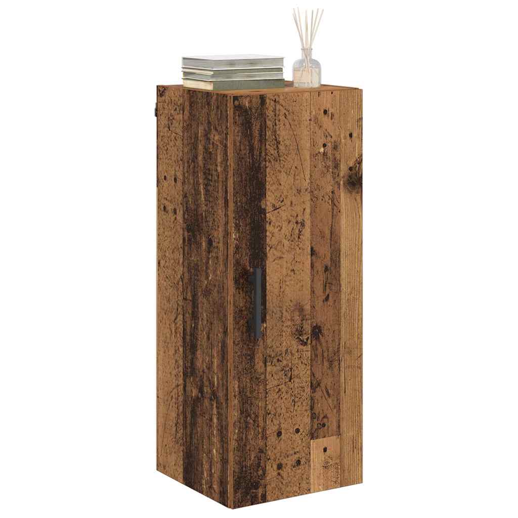 Vægskab Gammelt træ 34,5 x 34 x 90 cm Konstrueret træ
