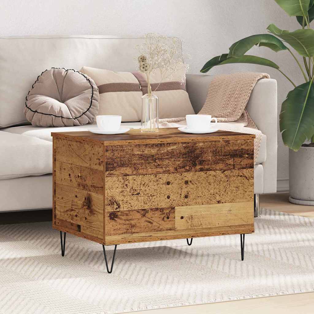 Sofabord Gammelt træ 60 x 44,5 x 45 cm Konstrueret træ