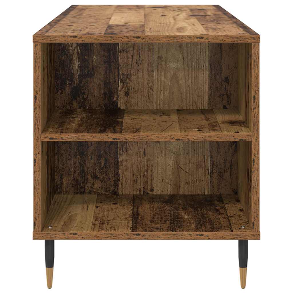 Sofabord Gammelt træ 102 x 44,5 x 50 cm Konstrueret træ