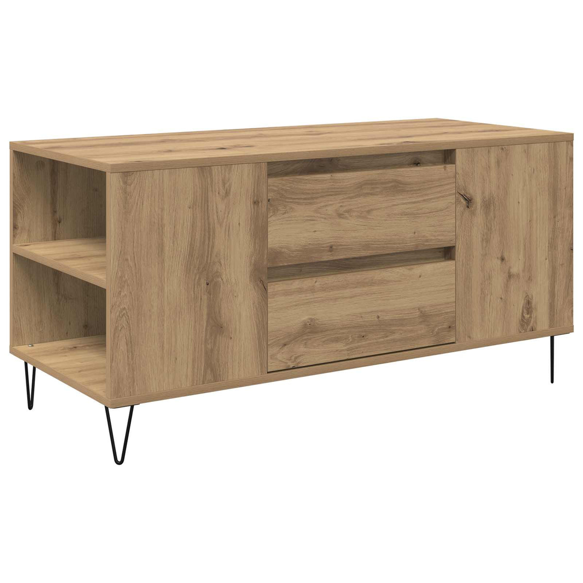 Sofabord Artisan Egetræ 102 x 44,5 x 50 cm Konstrueret træ