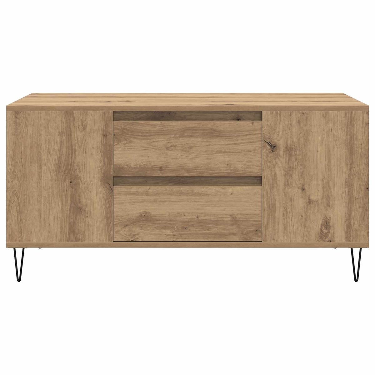 Sofabord Artisan Egetræ 102 x 44,5 x 50 cm Konstrueret træ