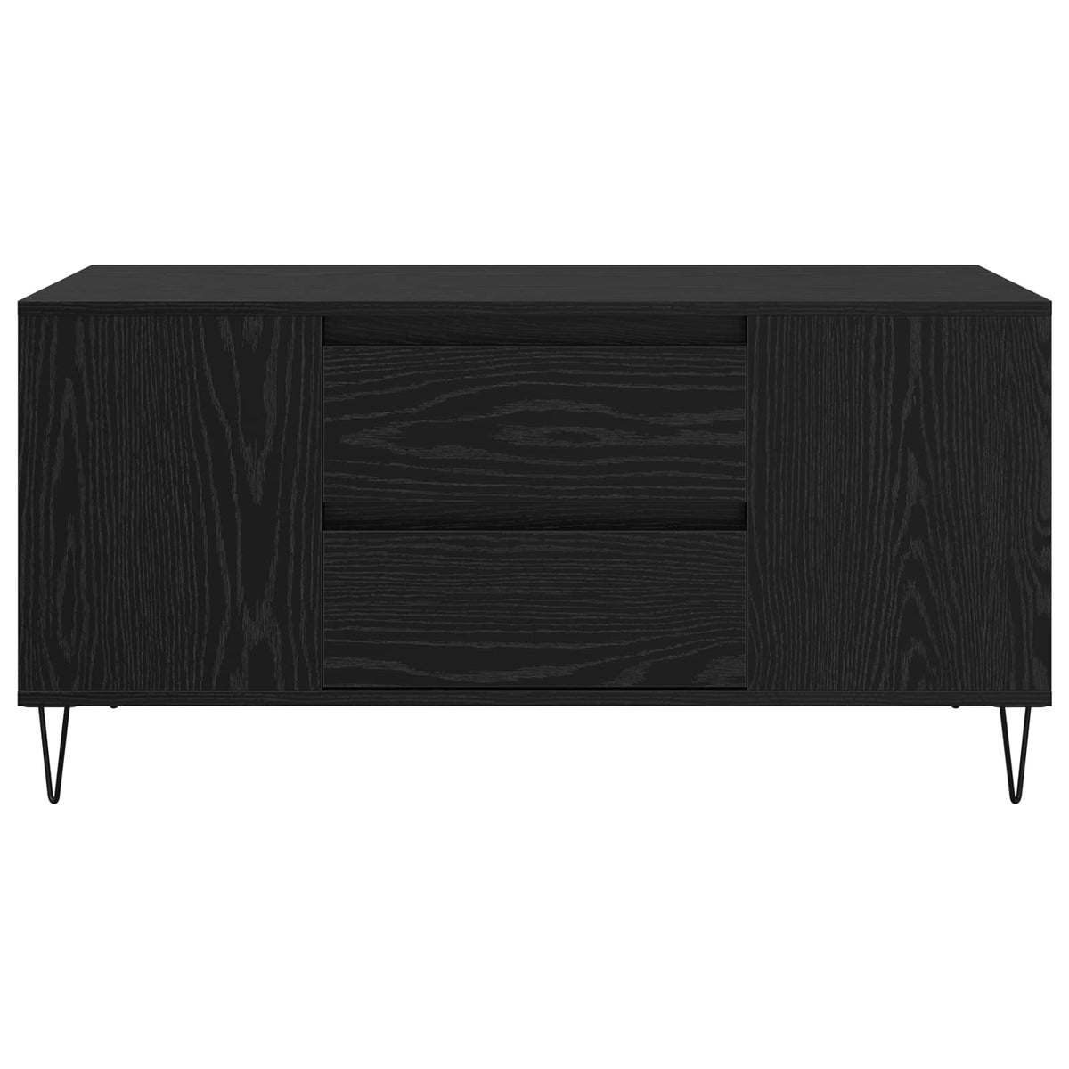 Sofabord Sort eg 102 x 44,5 x 50 cm Konstrueret træ