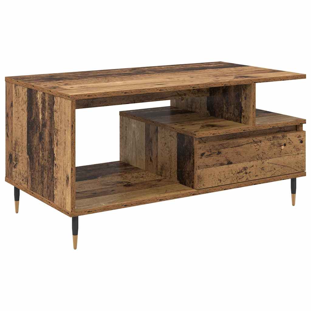 Sofabord Gammelt træ 90 x 49 x 45 cm Konstrueret træ