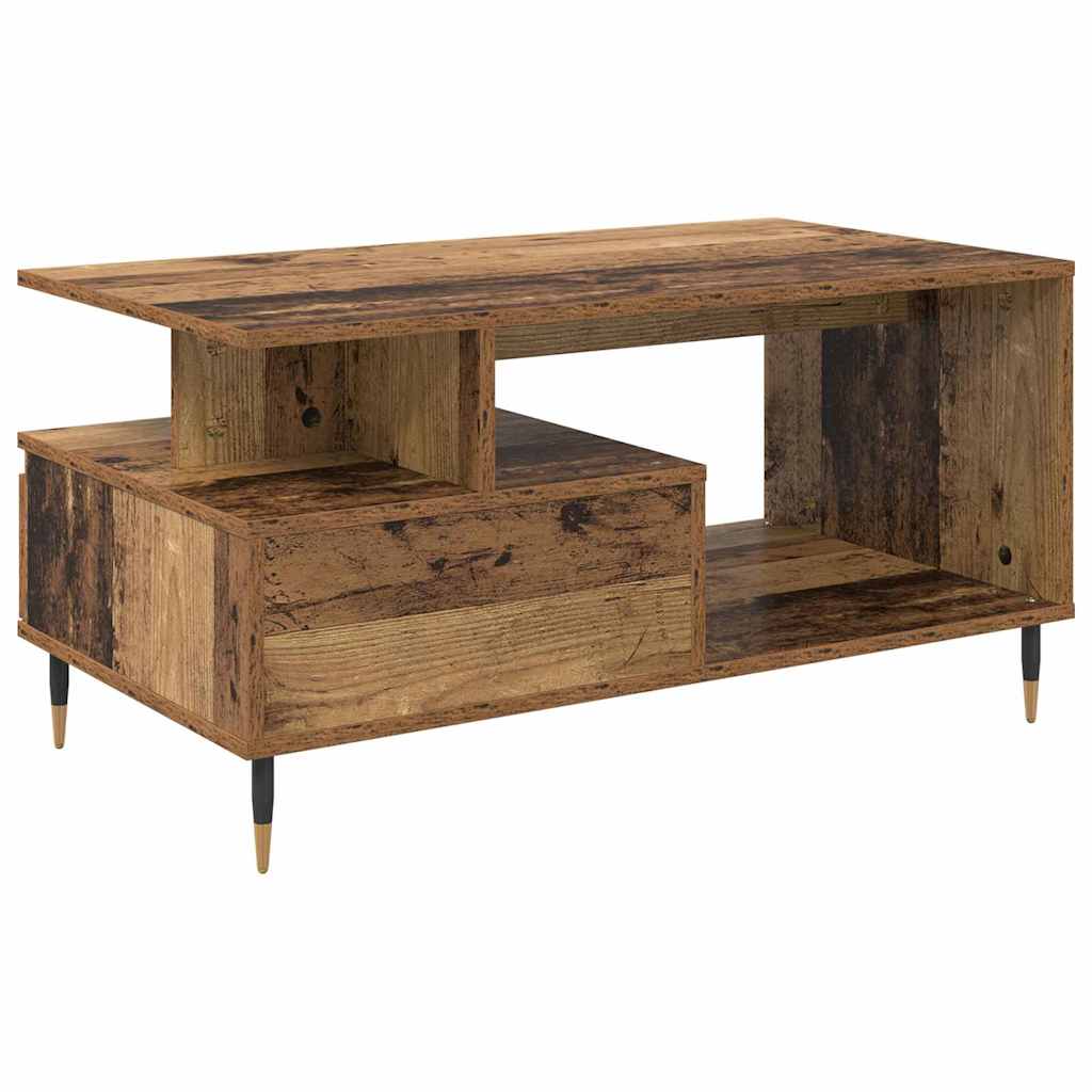 Sofabord Gammelt træ 90 x 49 x 45 cm Konstrueret træ