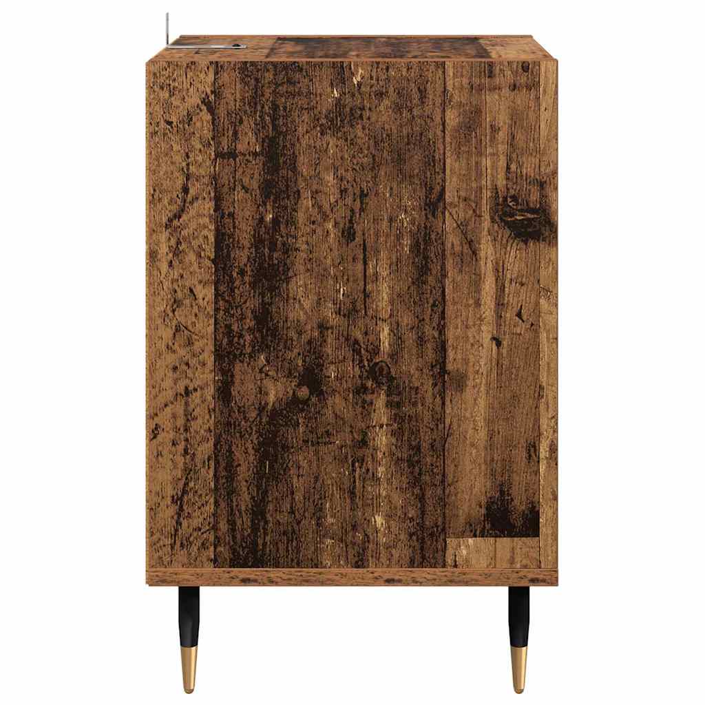 TV-skab 100 x 35 x 55 cm Gammelt træ Konstrueret træ