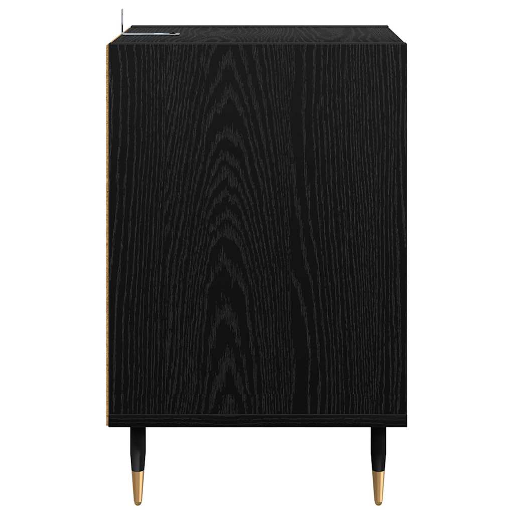 TV-skab 100 x 35 x 55 cm Sort eg Konstrueret træ