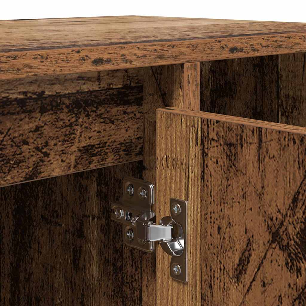 TV-skab 100 x 35 x 55 cm Gammelt træ Konstrueret træ