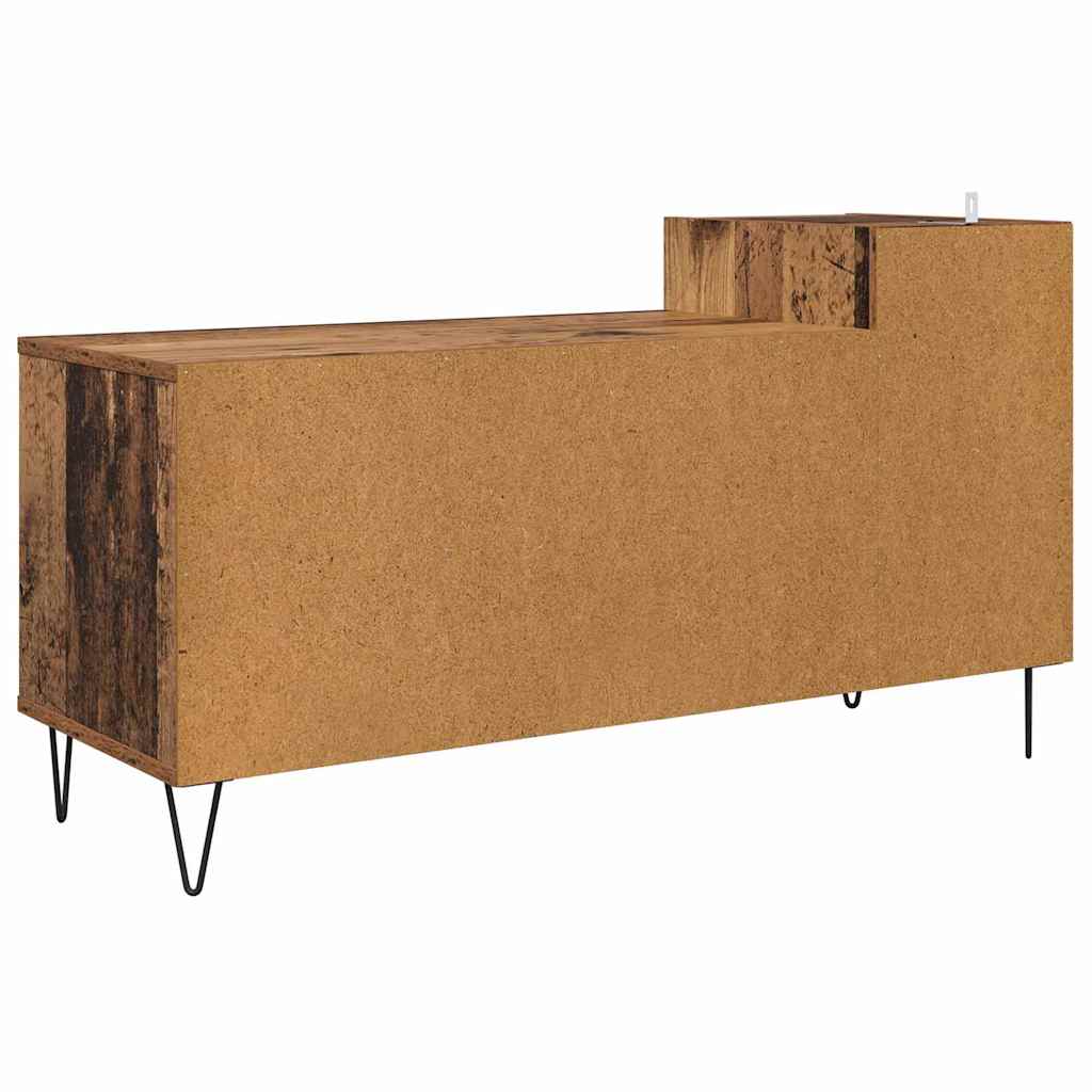 TV-skab 100 x 35 x 55 cm Gammelt træ Konstrueret træ