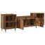 TV-skab 160 x 35 x 55 cm Gammelt træ Konstrueret træ