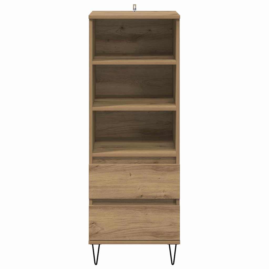 Highboard Artisan Egetræ 40 x 36 x 110 cm Konstrueret træ