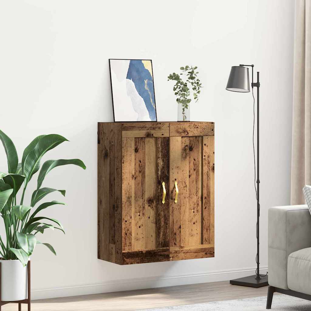 Vægskab Gammelt træ 69,5 x 34 x 90 cm Konstrueret træ