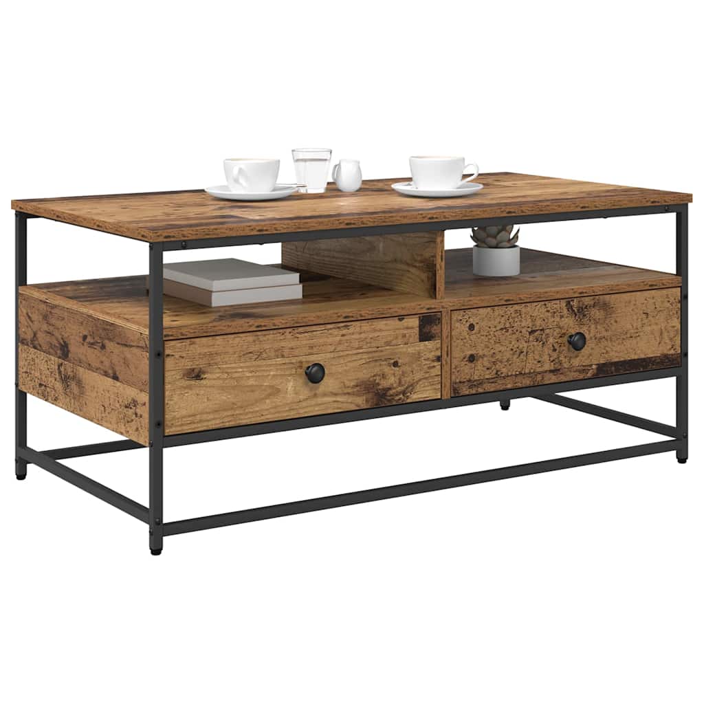 Sofabord Gammelt træ 100 x 51 x 45 cm Konstrueret træ
