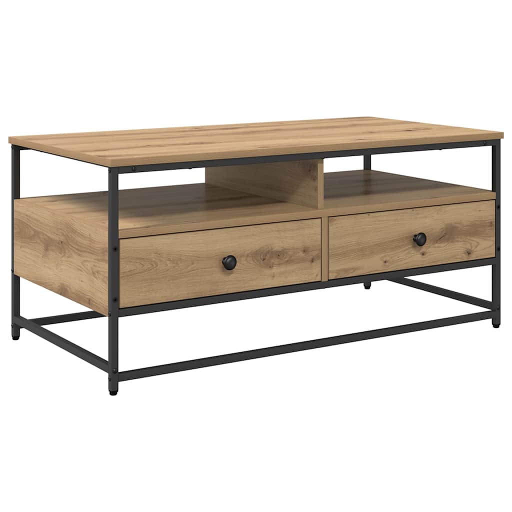 Sofabord Artisan-eg 100 x 51 x 45 cm Konstrueret træ