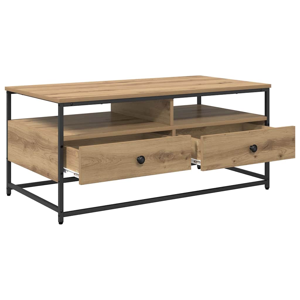Sofabord Artisan-eg 100 x 51 x 45 cm Konstrueret træ