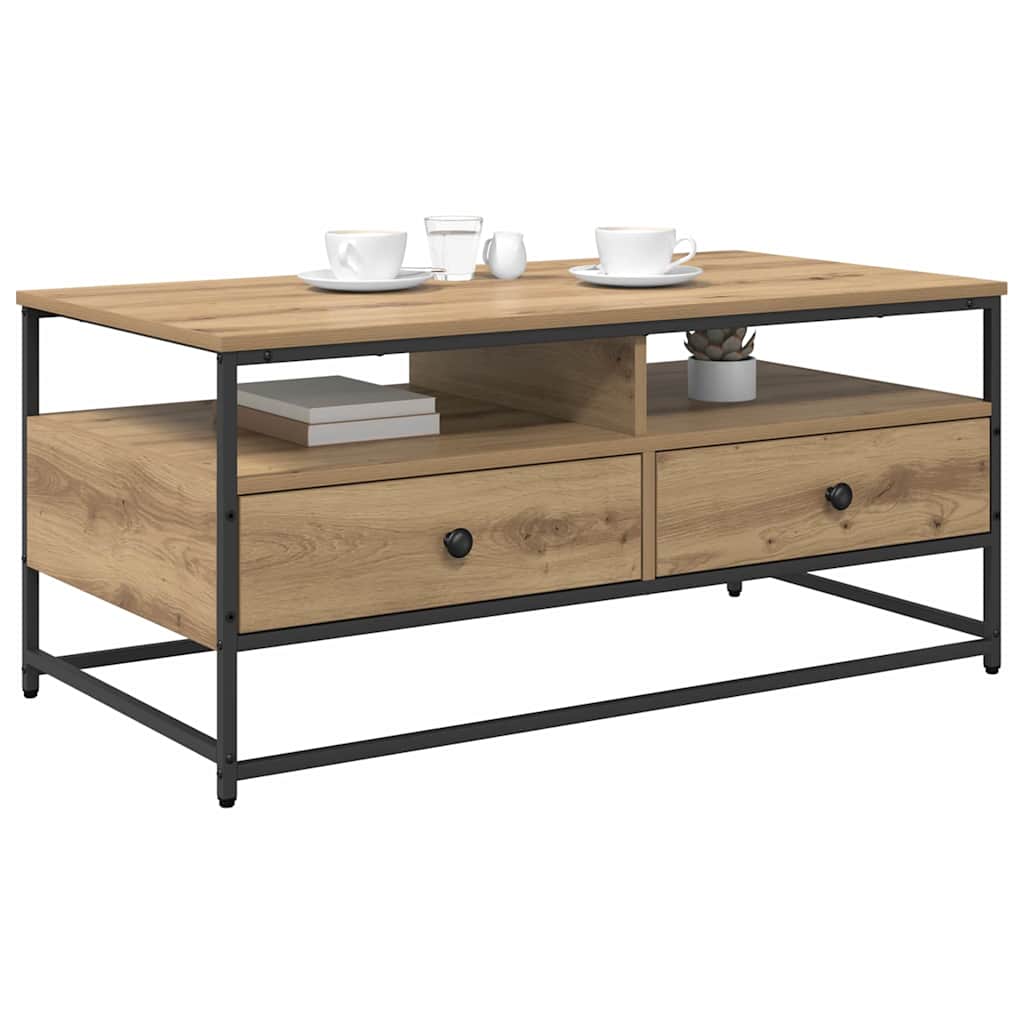 Sofabord Artisan-eg 100 x 51 x 45 cm Konstrueret træ