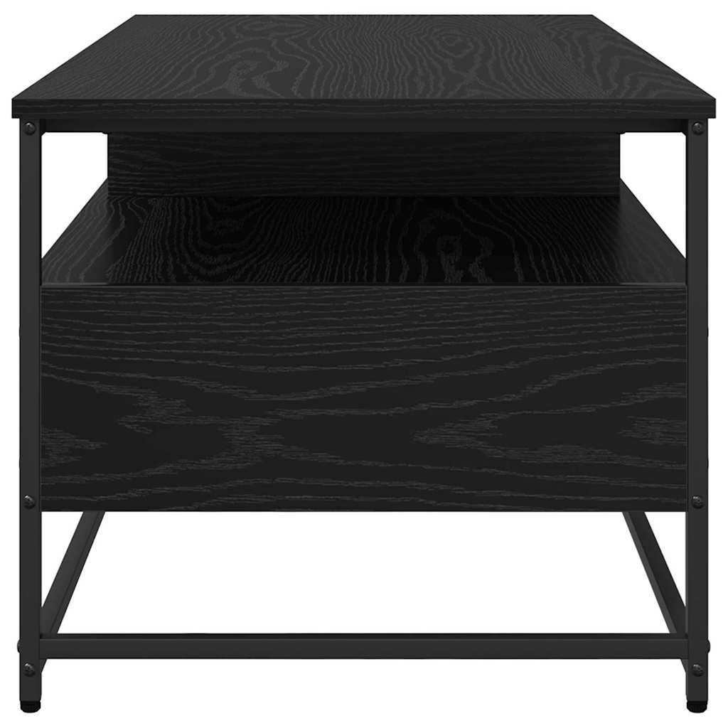 Sofabord Sort eg 100 x 51 x 45 cm Konstrueret træ