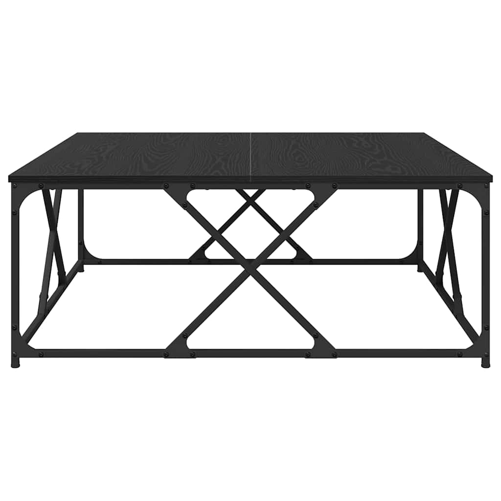 Sofabord Sort eg 100 x 100 x 40 cm Konstrueret træ