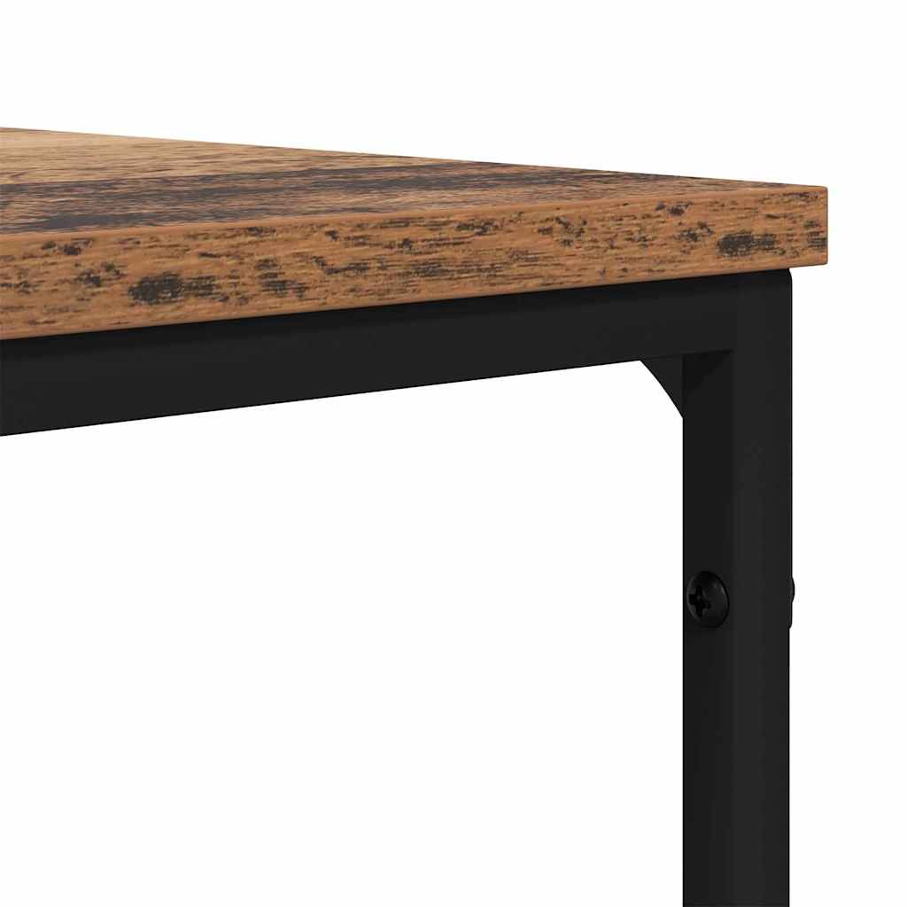 Sofabord Gammelt træ 70 x 70 x 30 cm Konstrueret træ