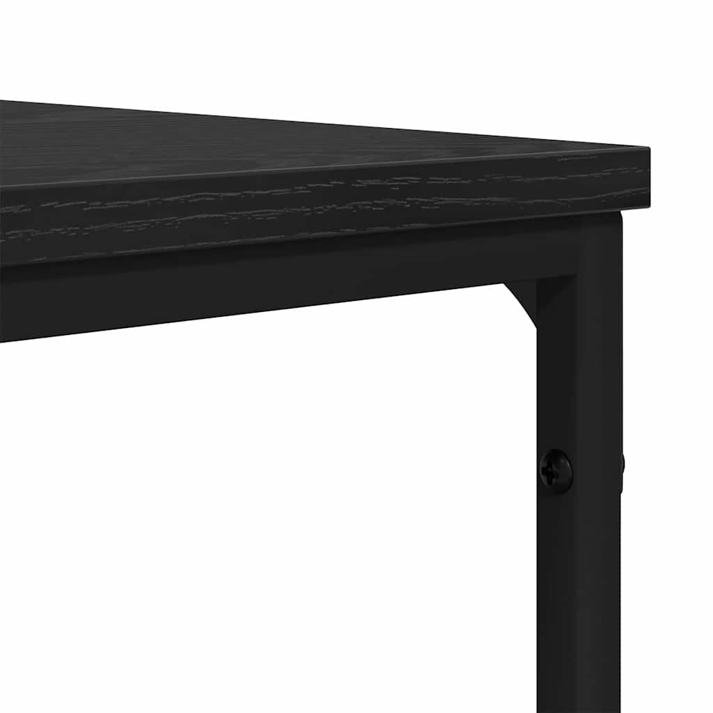 Sofabord Sort eg 70 x 70 x 30 cm Konstrueret træ