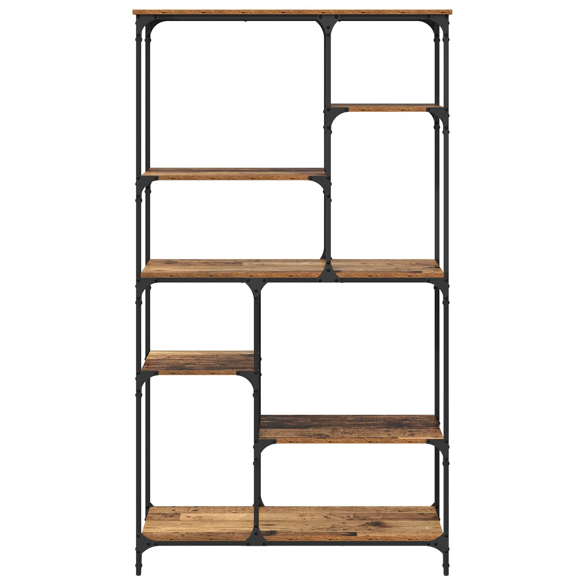 Bogreol 5 niveauer 99 x 35,5 x 176 cm Konstrueret træ