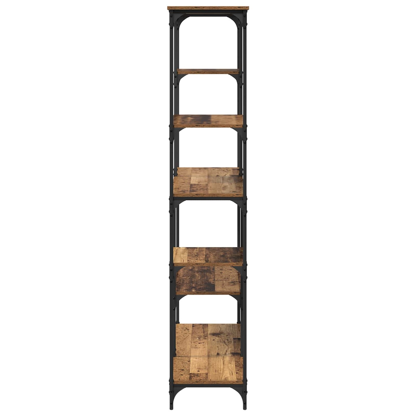 Bogreol 5 niveauer 99 x 35,5 x 176 cm Konstrueret træ