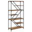 Bogreol 9 niveauer 91 x 36 x 176 cm Konstrueret træ Gammelt træ