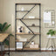 Bogreol 9 niveauer 91 x 36 x 176 cm Konstrueret træ