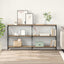 Konsolbord Artisan Egetræ 156 x 28 x 80,5 cm Konstrueret træ