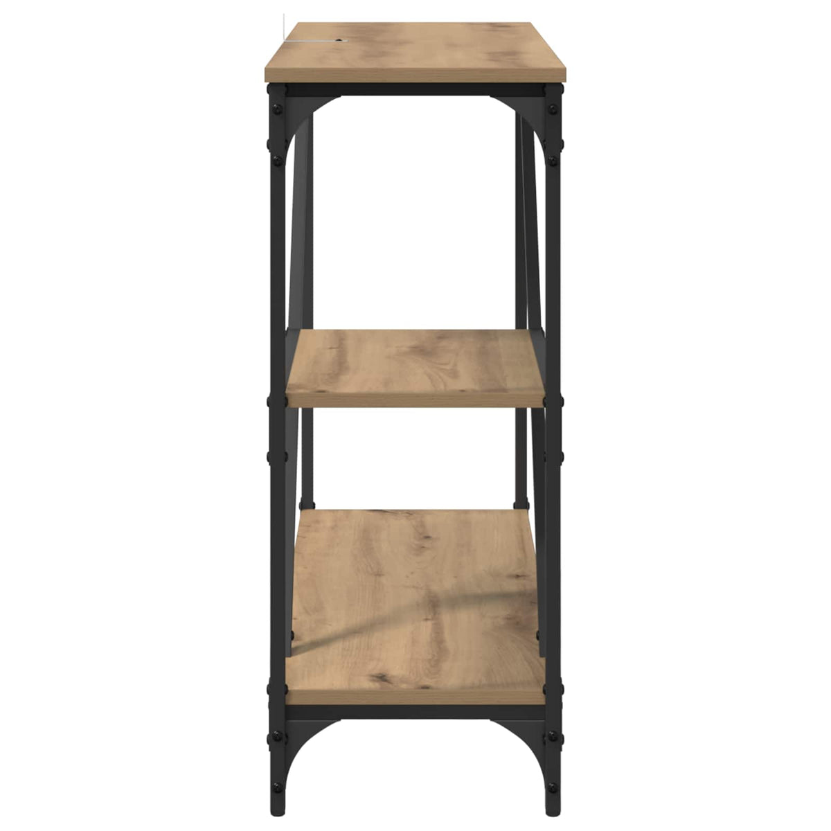 Konsolbord Artisan Egetræ 88,5 x 30 x 75 cm Konstrueret træ