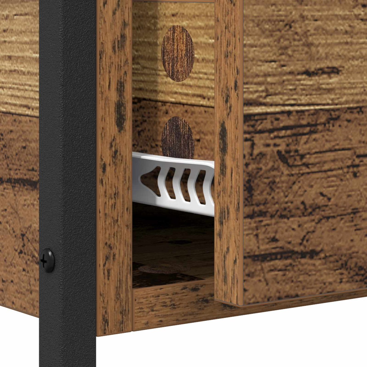 Konsolbord Gammelt træ 100 x 39 x 78,5 cm Konstrueret træ