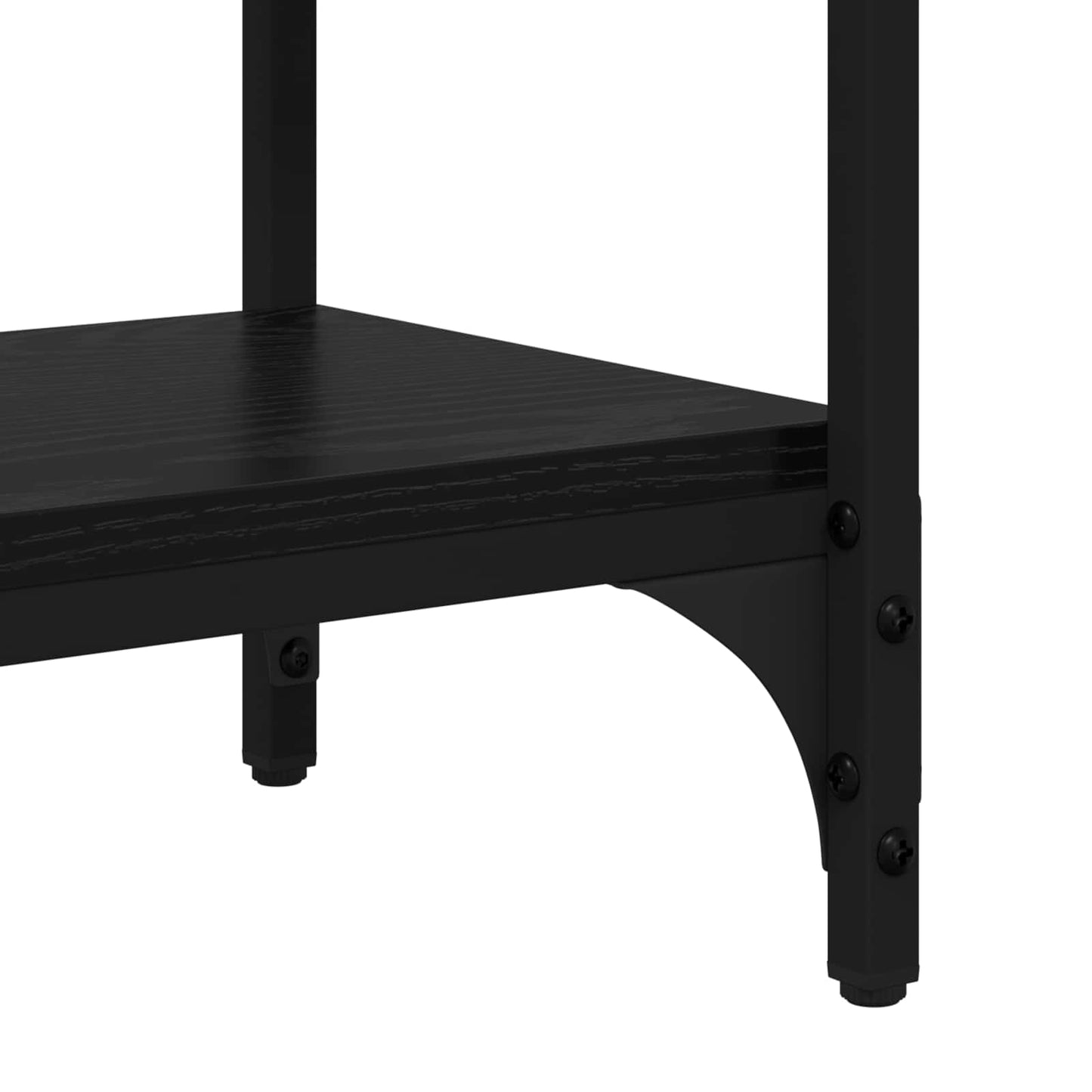 Konsolbord Sort eg 100 x 39 x 78,5 cm Konstrueret træ