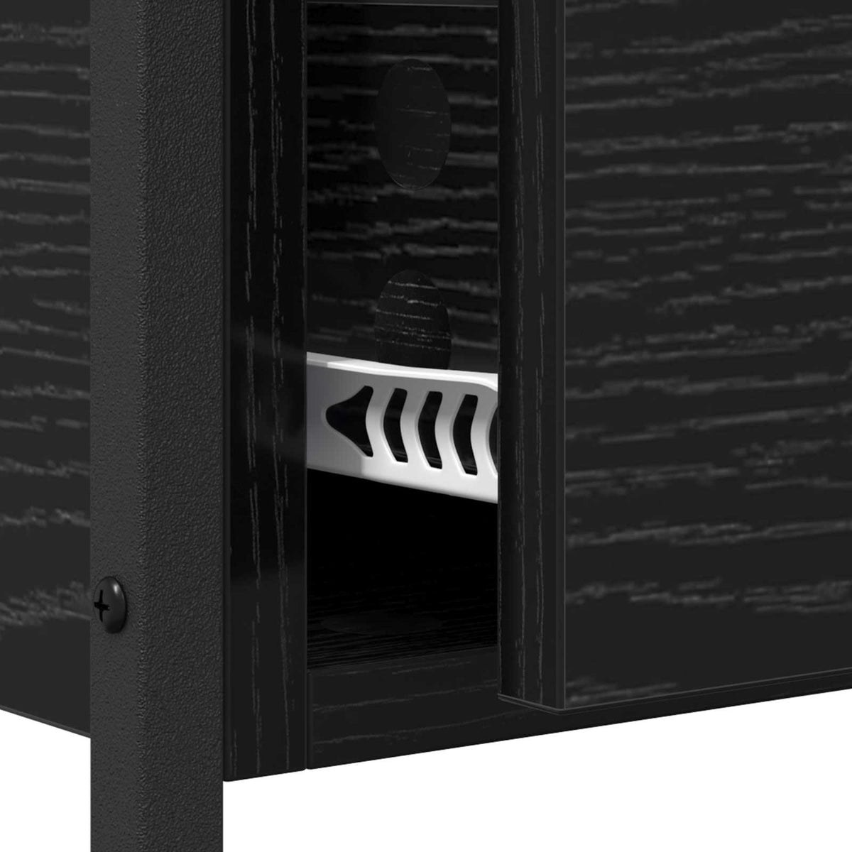 Konsolbord Sort eg 100 x 39 x 78,5 cm Konstrueret træ